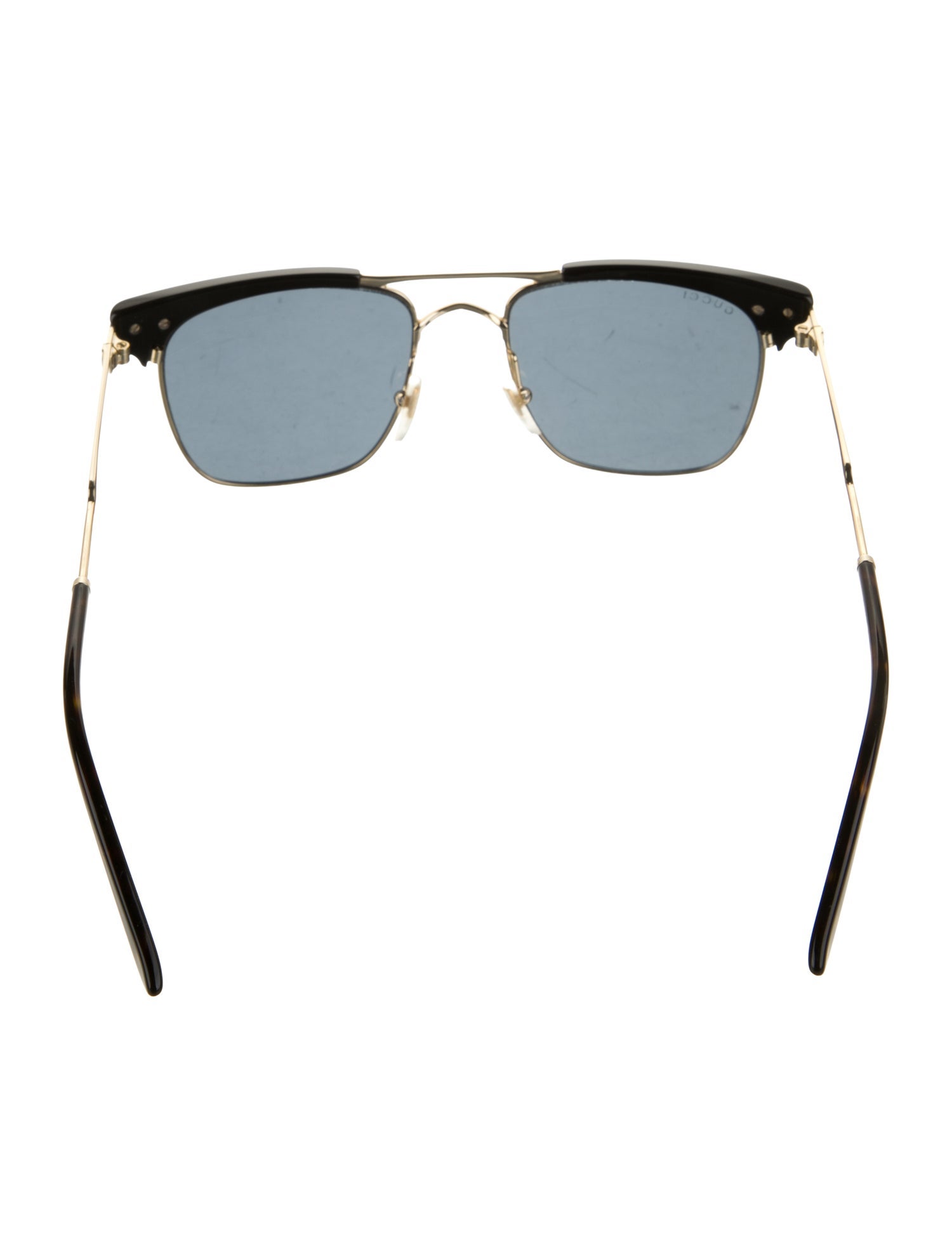 Gucci Web Accent Wayfarer Sunglasses
